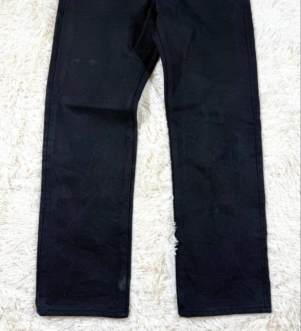 IRON HEART 21oz ブラックデニム 32
