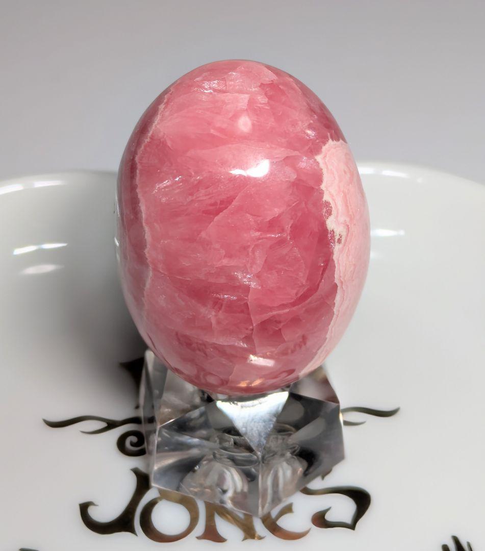 よ*み様 【インカローズ】 ロードクロサイト エッグ アルゼンチン産 卵型 天然