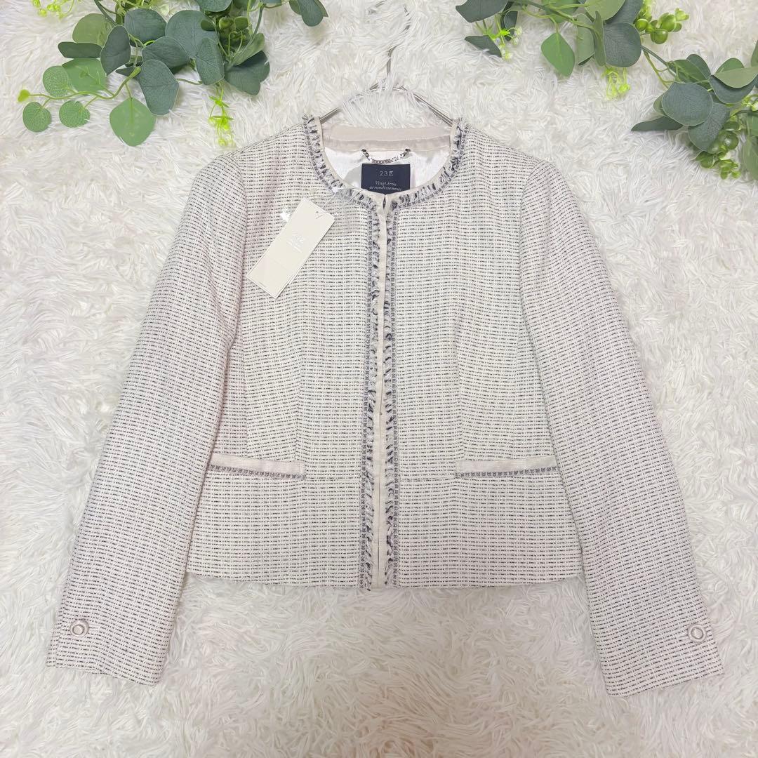 新品未使用✨23区　ツイードジャケット　38