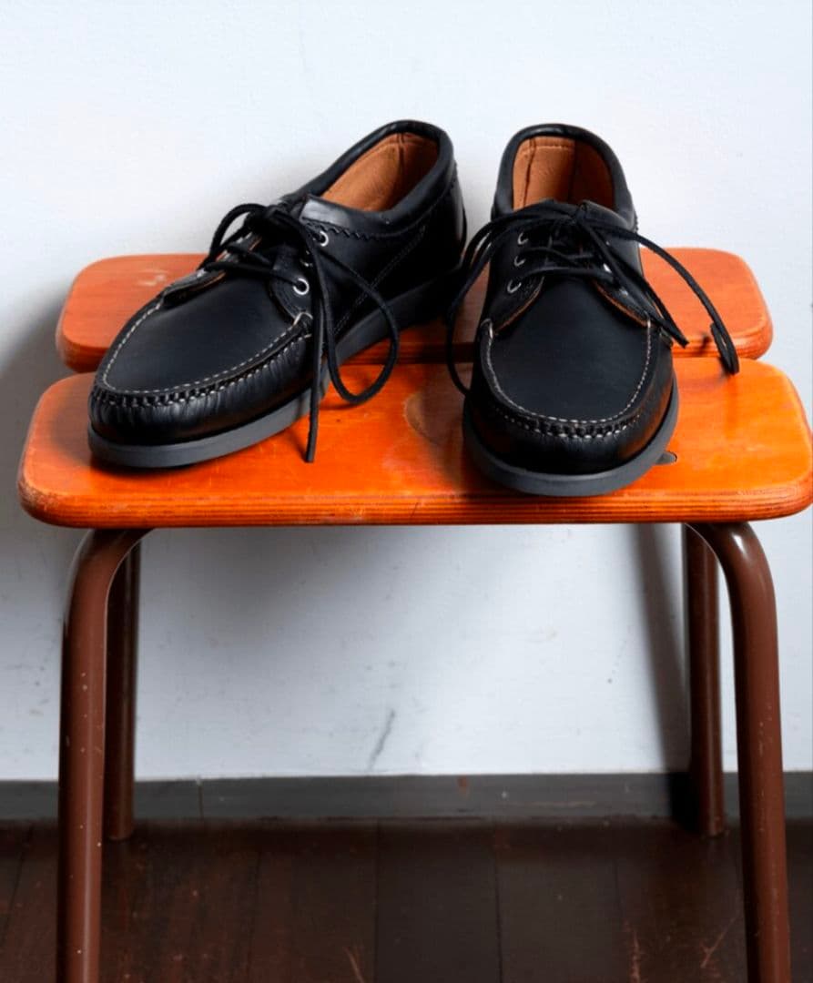 靴 QUODDY TRAIL MOCCCASIN BLACK US9