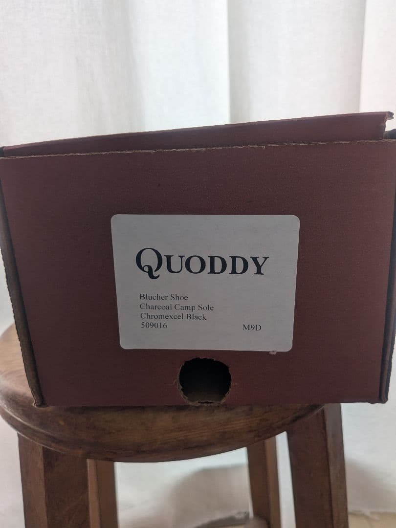 靴 QUODDY TRAIL MOCCCASIN BLACK US9