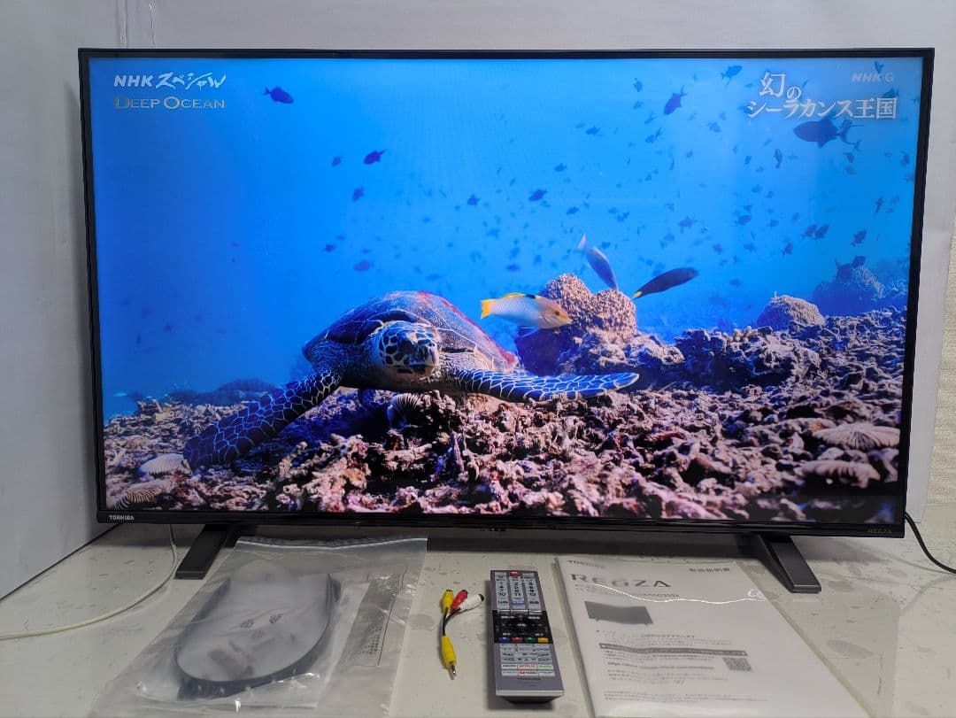 TOSHIBA　43型 4K液晶テレビ　レグザ　43C350X　2023年製