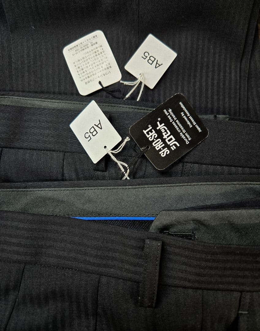 ⑥ 新品 PERSON'S MEN メンズ ビジネス ウォッシャブル スーツ