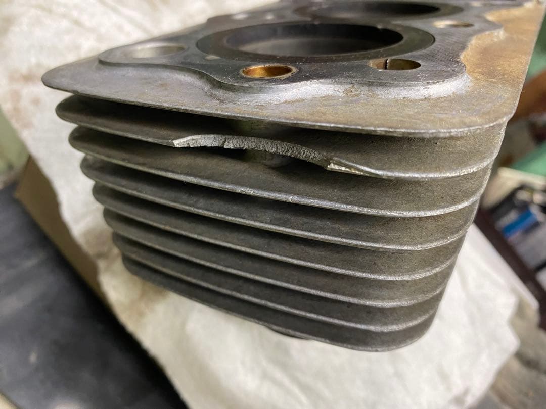 CB400Fシリンダーブロック408ccピストン4個セット