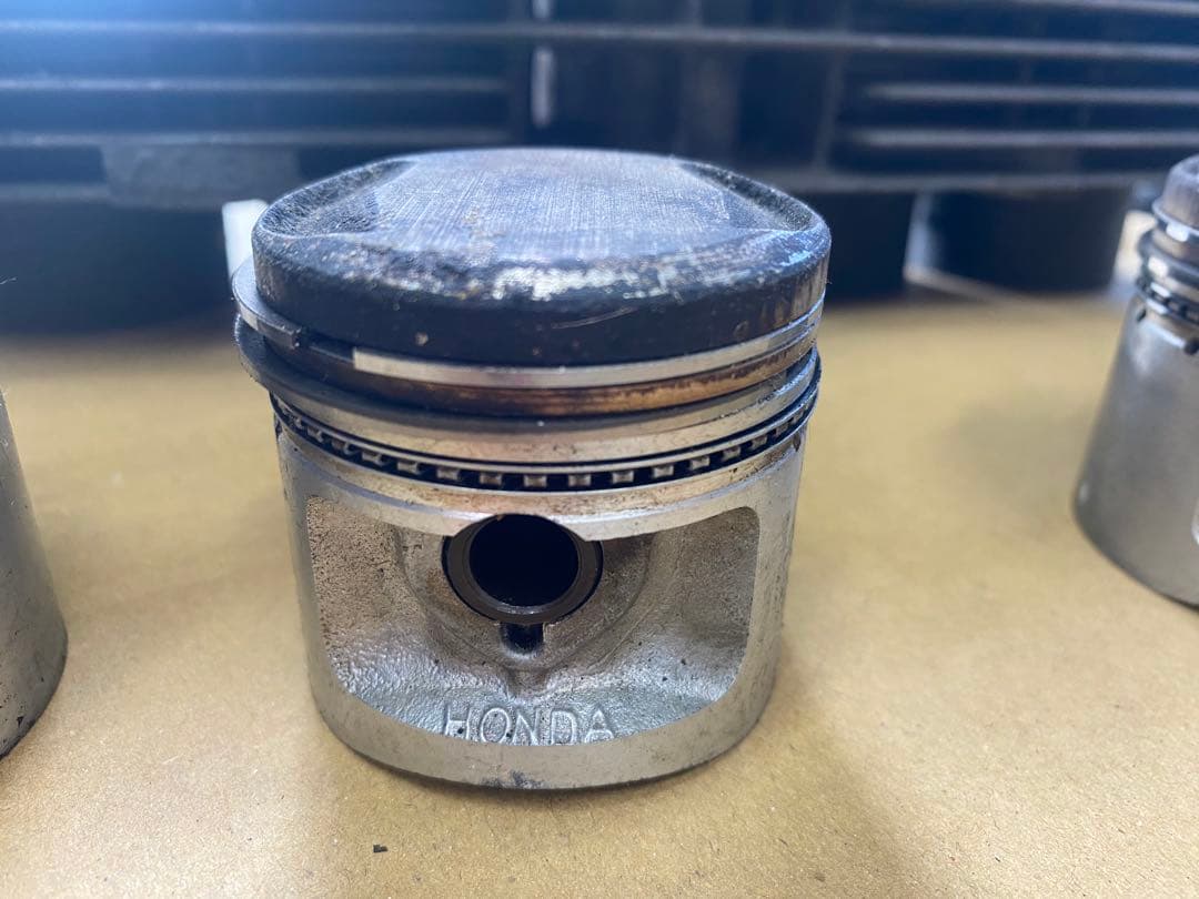 CB400Fシリンダーブロック408ccピストン4個セット