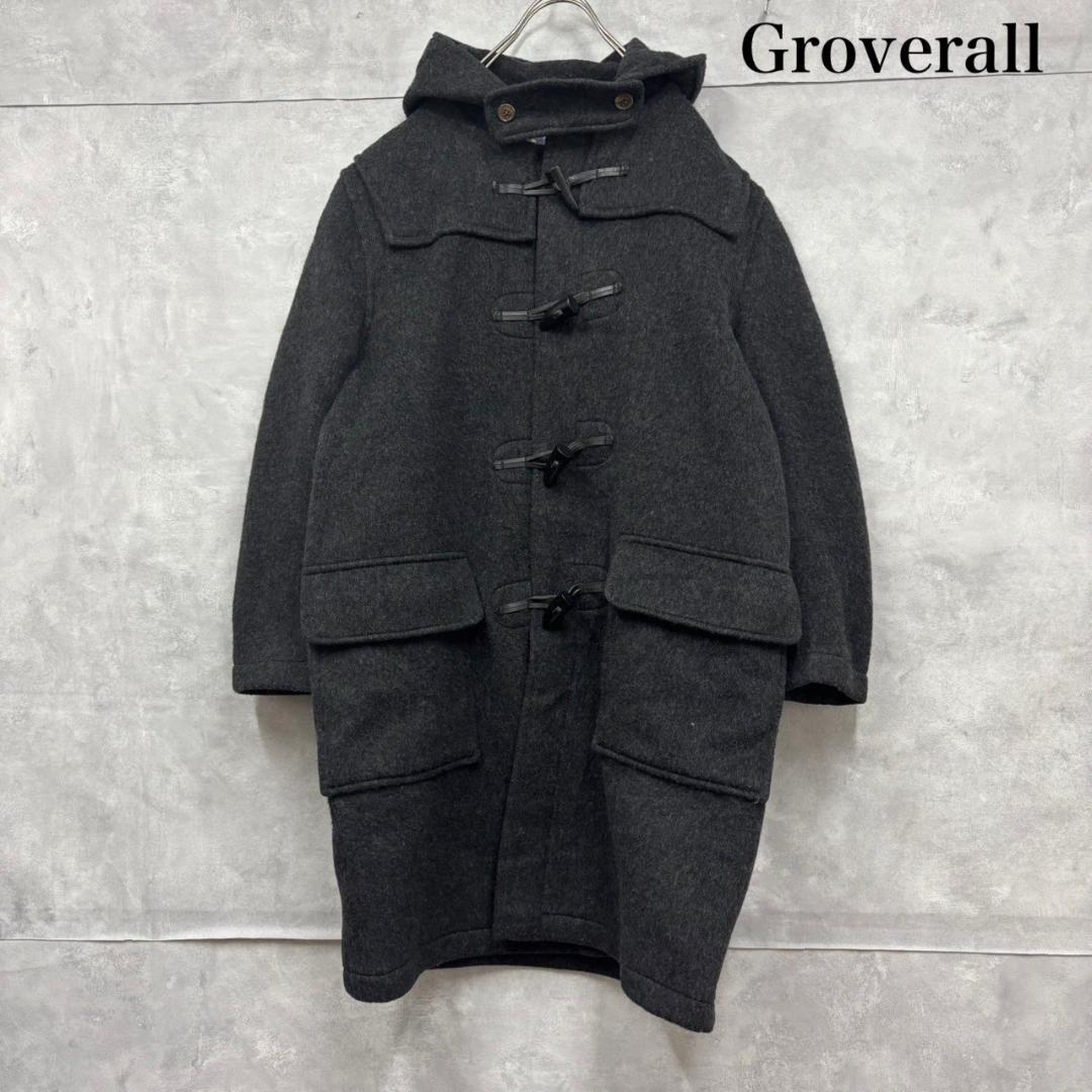 groverall england製　ダッフルコート ダークグレー N280