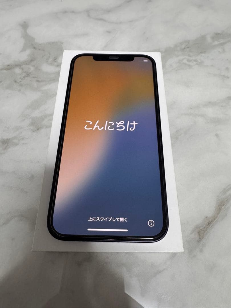 iPhone 12 64GB ネイビー　美品　バッテリー87% SIMフリー