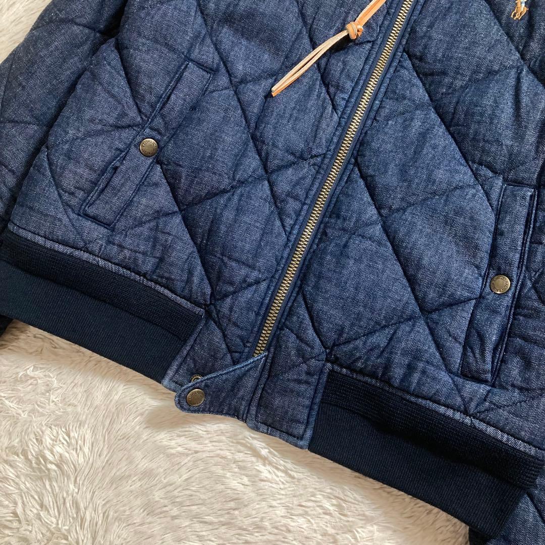 美品 ポロラルフローレン デニムボンバージャケット MA-1 中綿入り ポニー