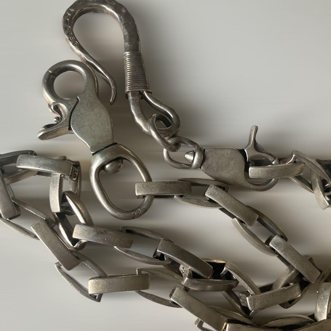 ビーズ屋公ちゃん キーフック+925ウォレットチェーン silver925