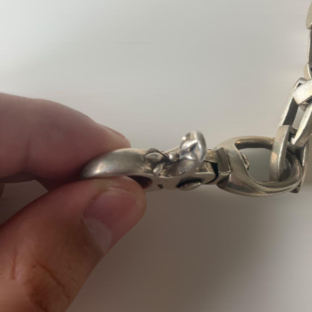 ビーズ屋公ちゃん キーフック+925ウォレットチェーン silver925