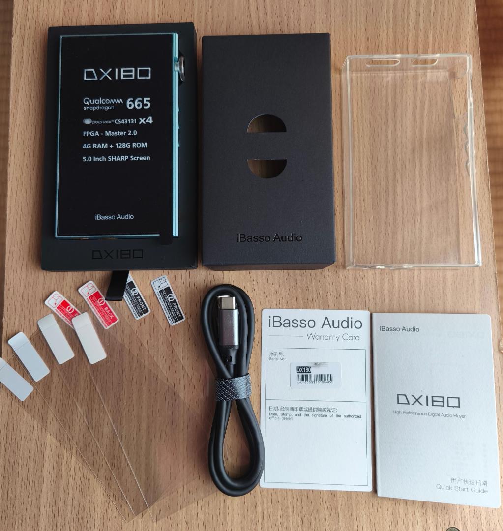 新品同様品 IBASSO DX180 Blue　付属品全てあり 使用感ほぼ無し