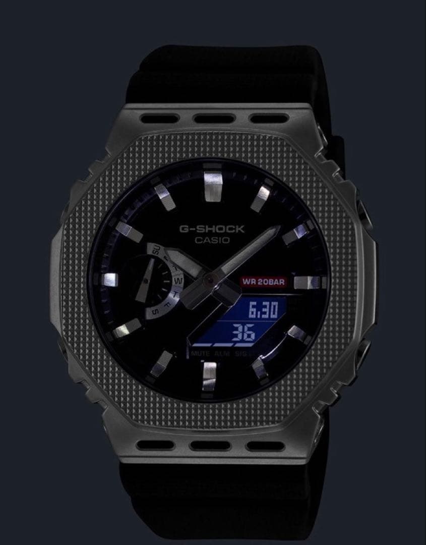 大*吉様 G-SHOCKメタルベゼル インダストリアルデザイン GM-2100M