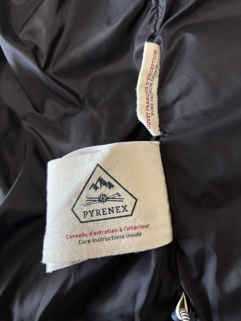 【メンズ　ダウンベスト】PYRENEX
