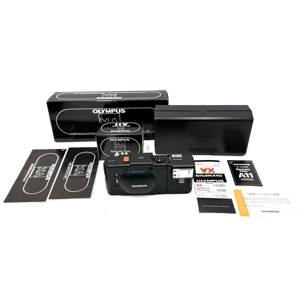 ❁完動/美品❁OLYMPUS オリンパス XA A11付き フィルムカメラ
