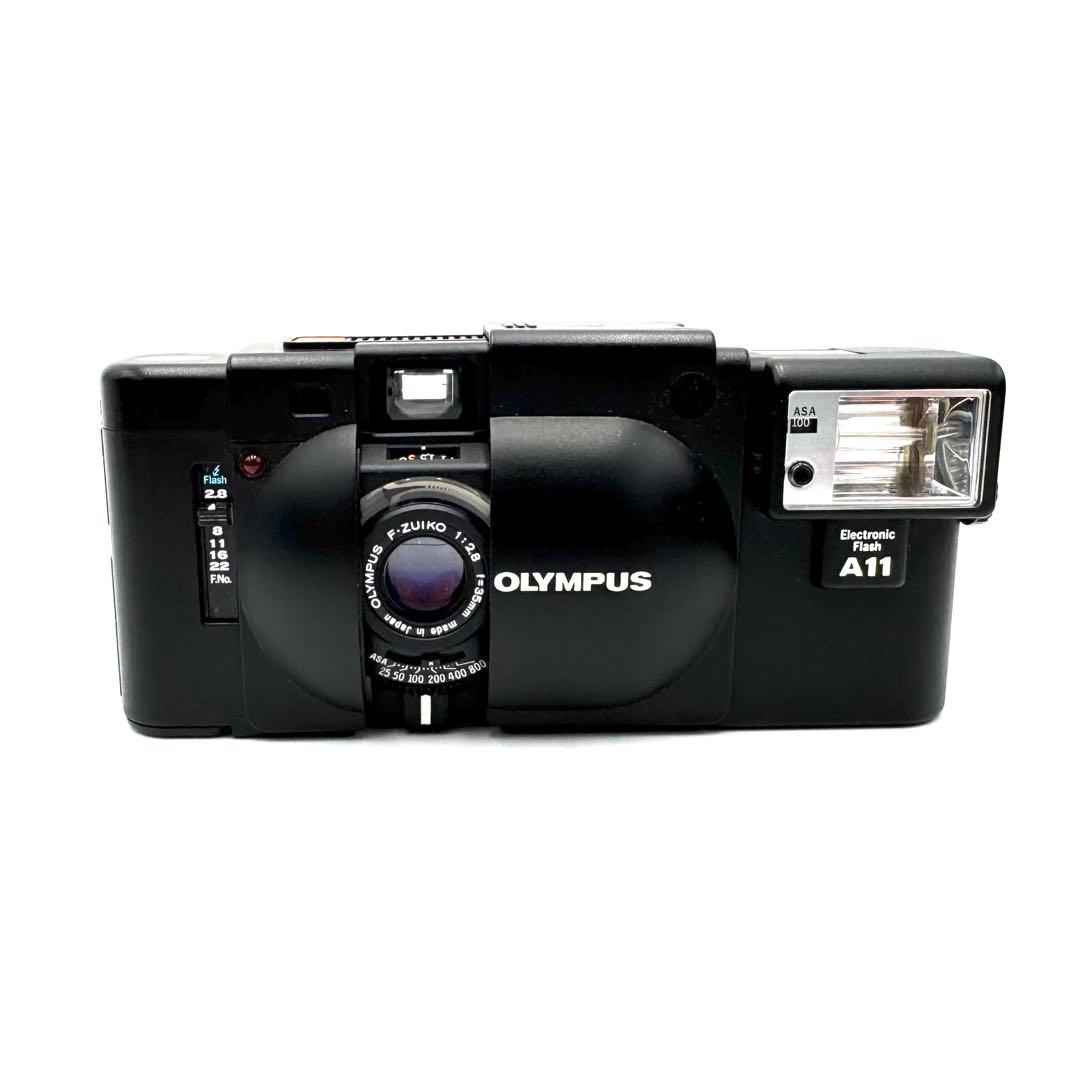❁完動/美品❁OLYMPUS オリンパス XA A11付き フィルムカメラ