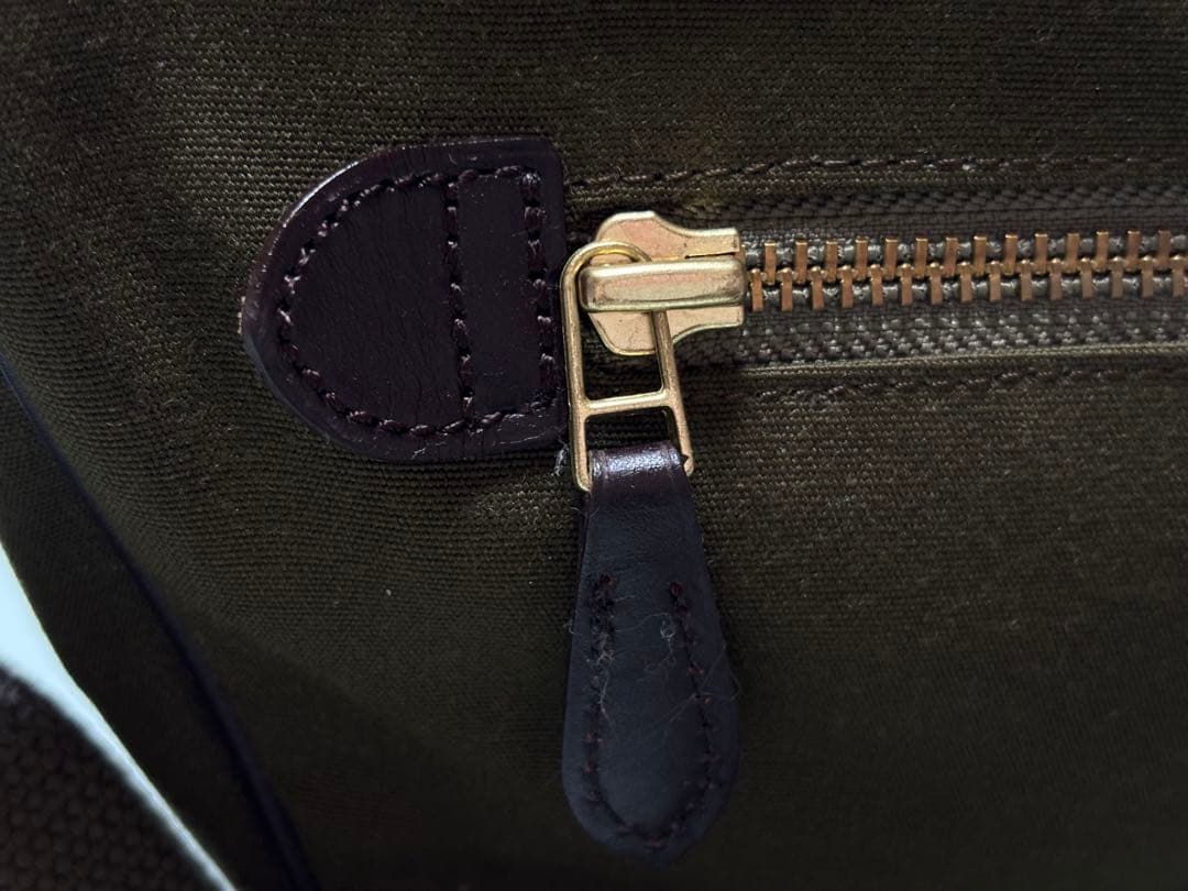 GANZO ボディバッグ オリーブ色　MILLE MIGLIA