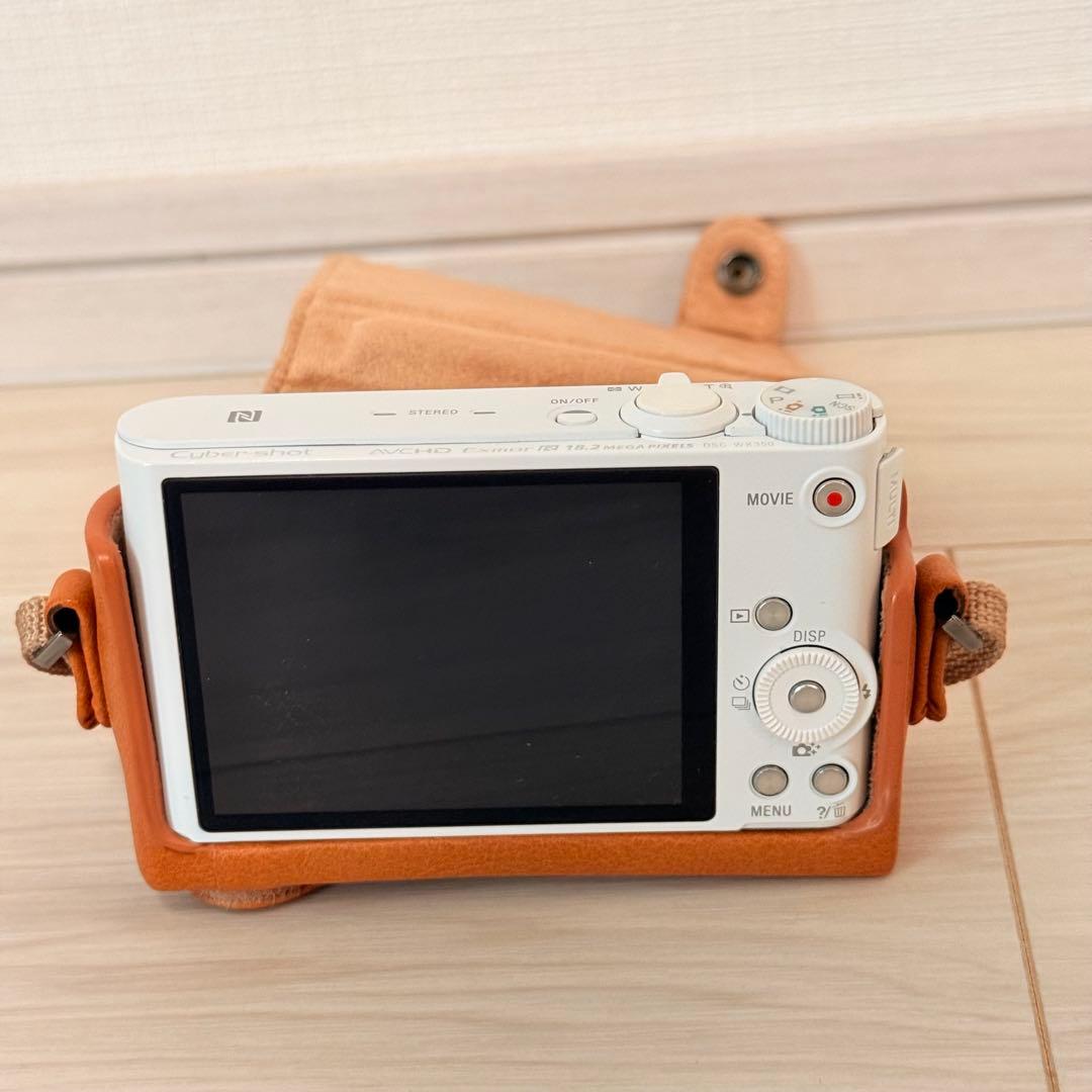 美品　SONY Cyber-shot DSC-WX350 コンデジ 純正ケース付