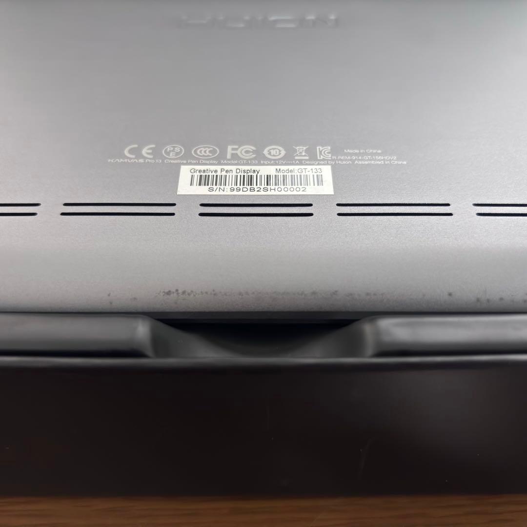 美品】HUION KAMVAS Pro 13 液晶タブレット スタンド付き