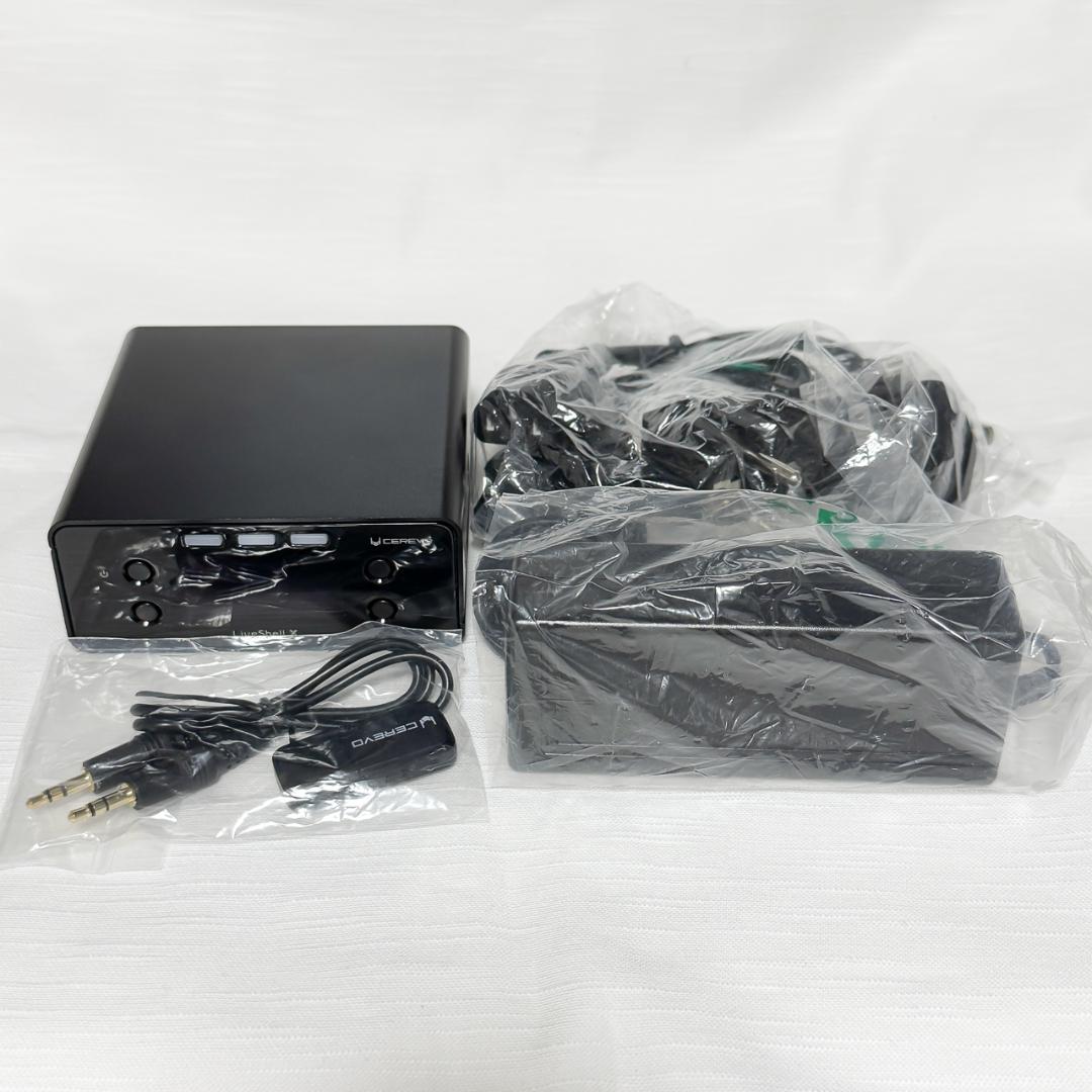 CEREVO LiveShell X 最新ファーム版(Rev.3000)ケース付