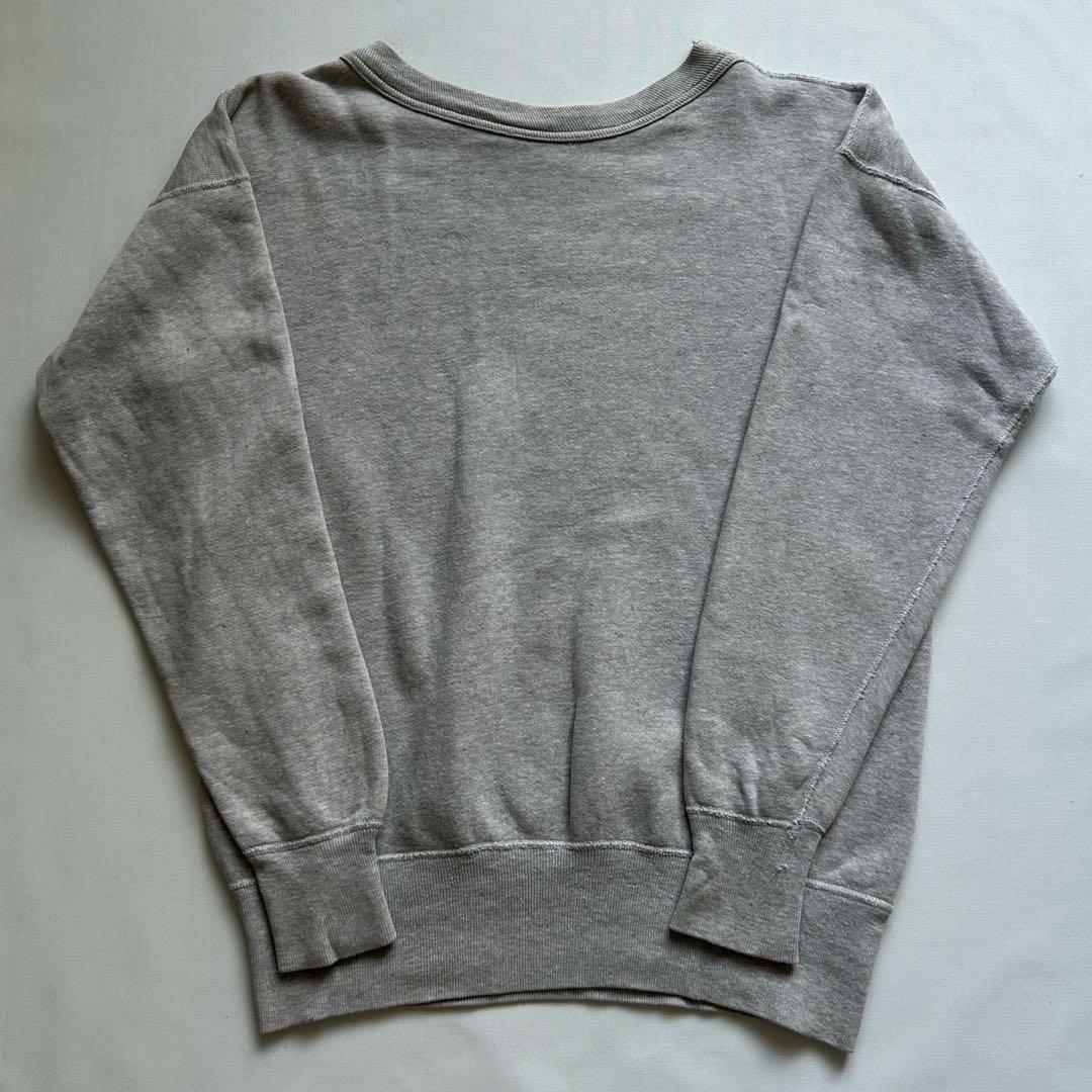 50s 60s スウェット 前V ヴィンテージ グレー 霜降り 状態良