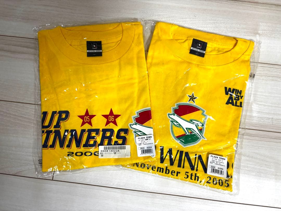 ジェフ千葉　Tシャツ ナビスコ杯優勝記念　連覇　05 06 L 2枚セット