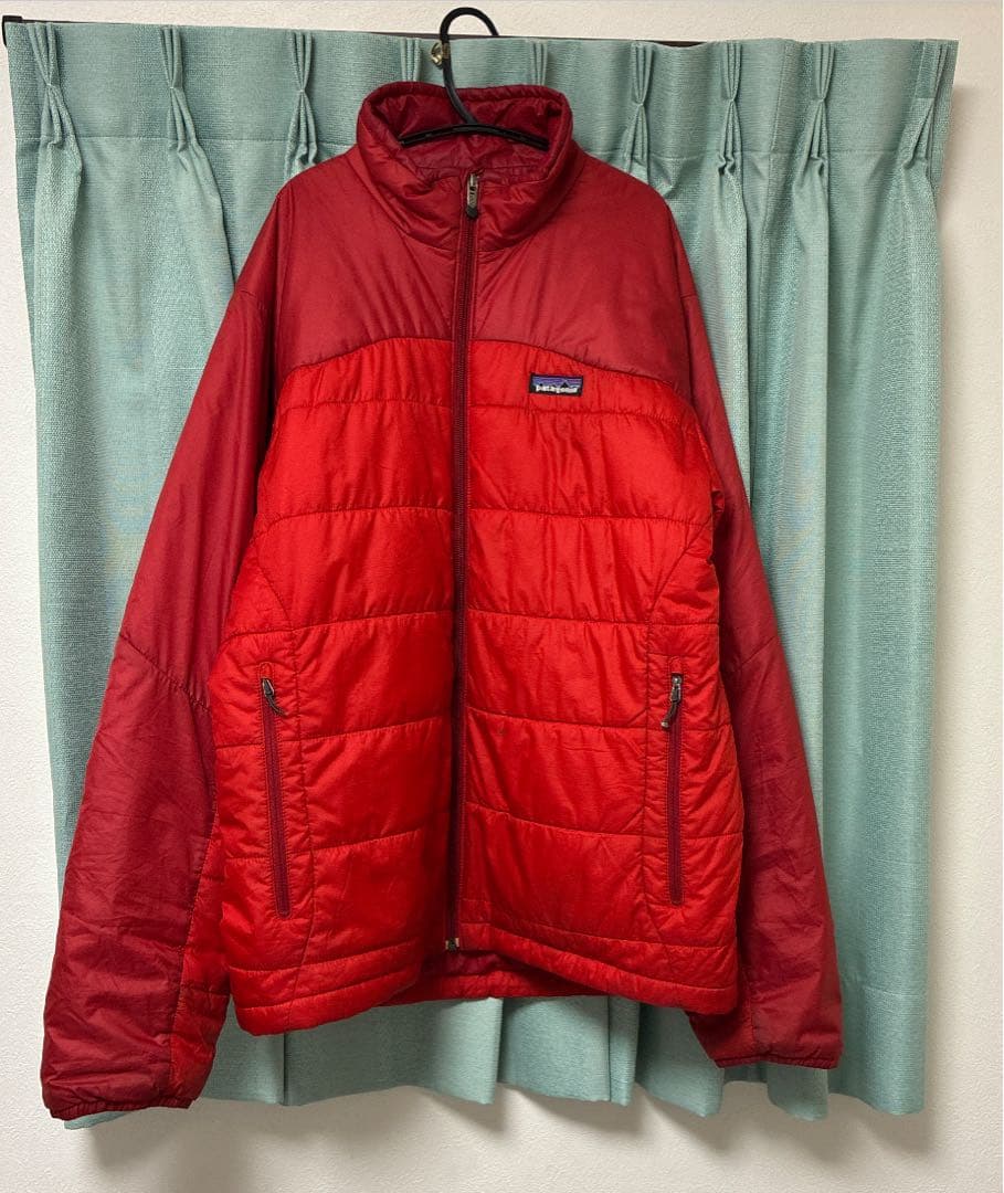patagonia M レッド ダウンジャケット