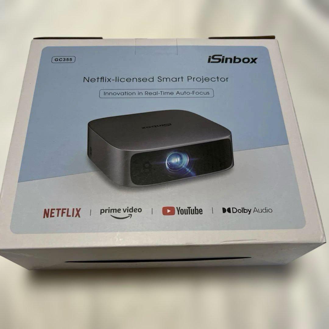 お買得❤️プロジェクター⭐️小型⭐️Wi-Fi⭐️Bluetooth⭐️アプリ内蔵⭐️家庭用