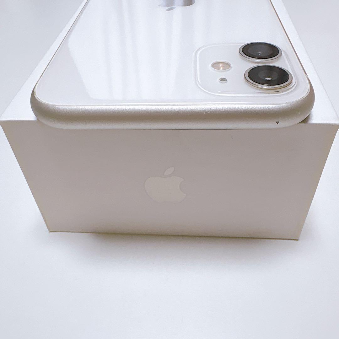 iPhone11 128G SIMフリー ホワイト 付属品有り
