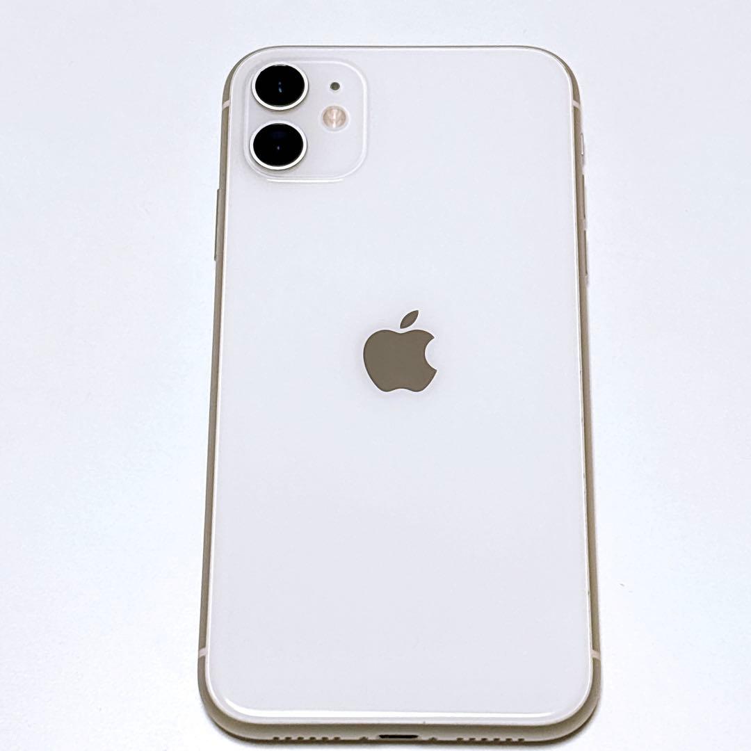 iPhone11 128G SIMフリー ホワイト 付属品有り