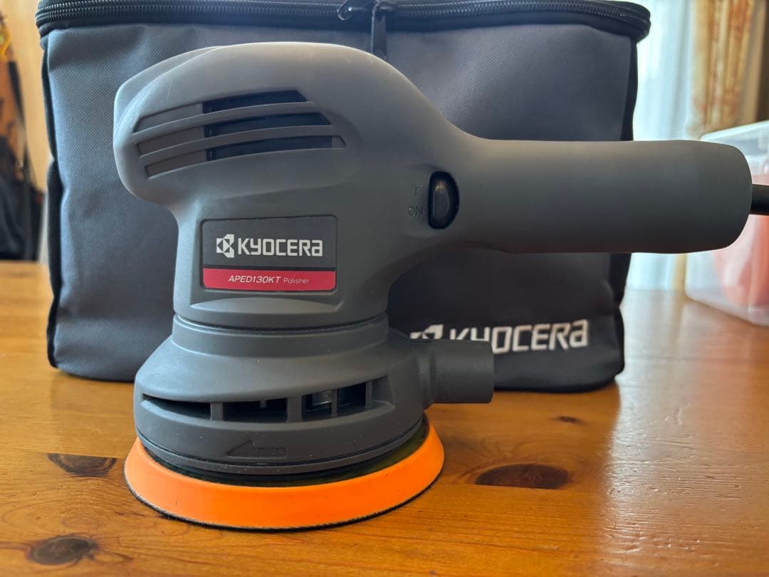【美品】京セラ (旧リョービ)ダブルアクションポリッシャーAPED130KT