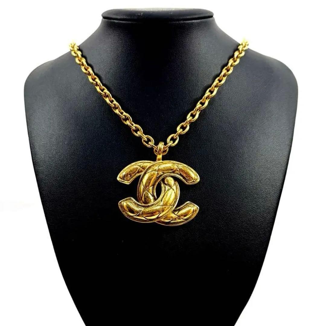 CHANEL シャネル デカココ ココマーク チェーンネックレス マトラッセ