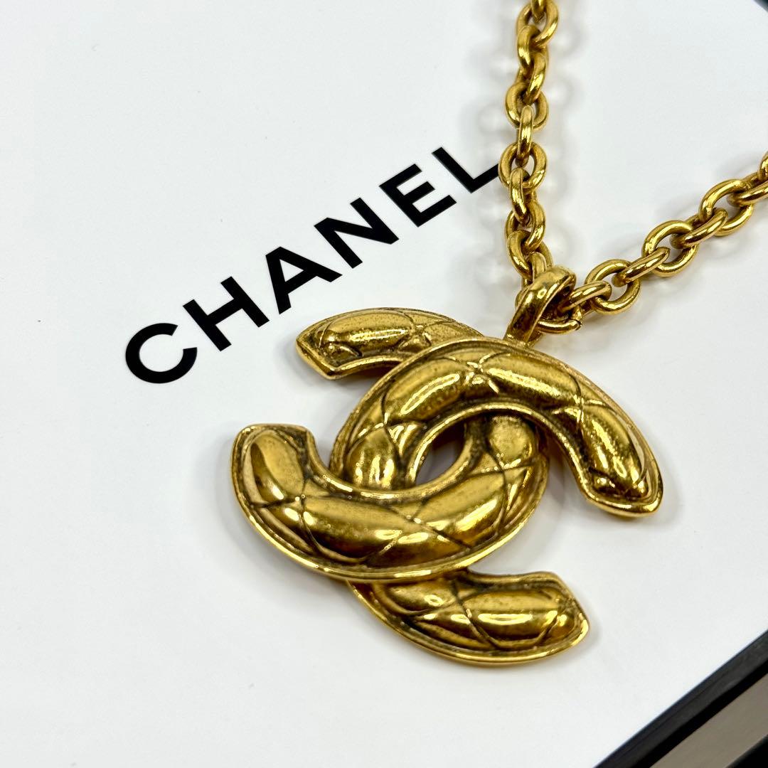 CHANEL シャネル デカココ ココマーク チェーンネックレス マトラッセ