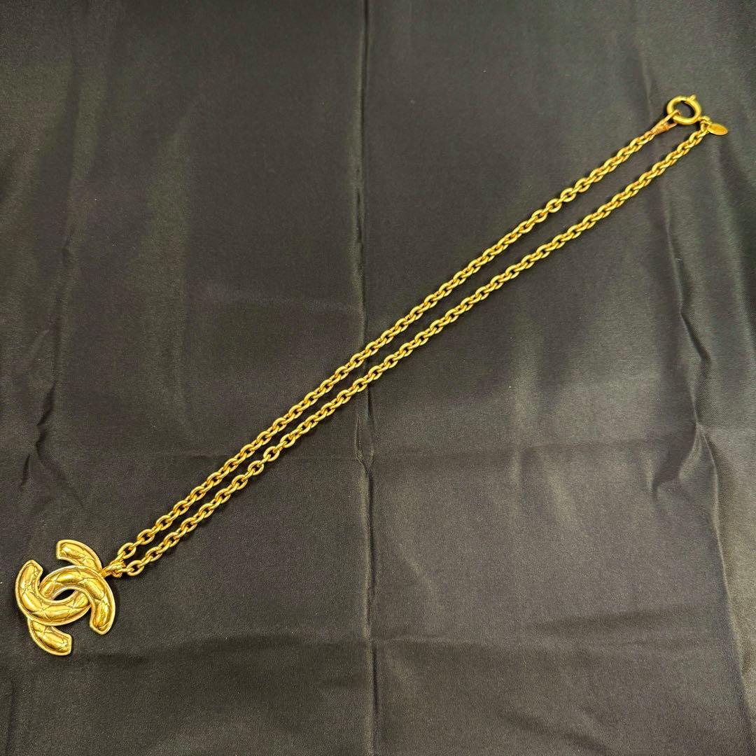 CHANEL シャネル デカココ ココマーク チェーンネックレス マトラッセ