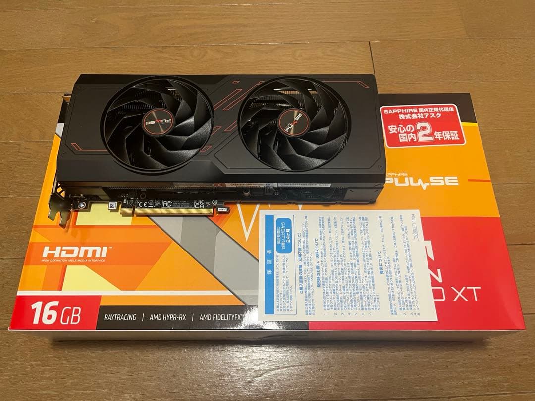 グラフィックボード・グラボ・ビデオカード SAPPHIRE PULSE Radeon RX 7800 XT GAMING