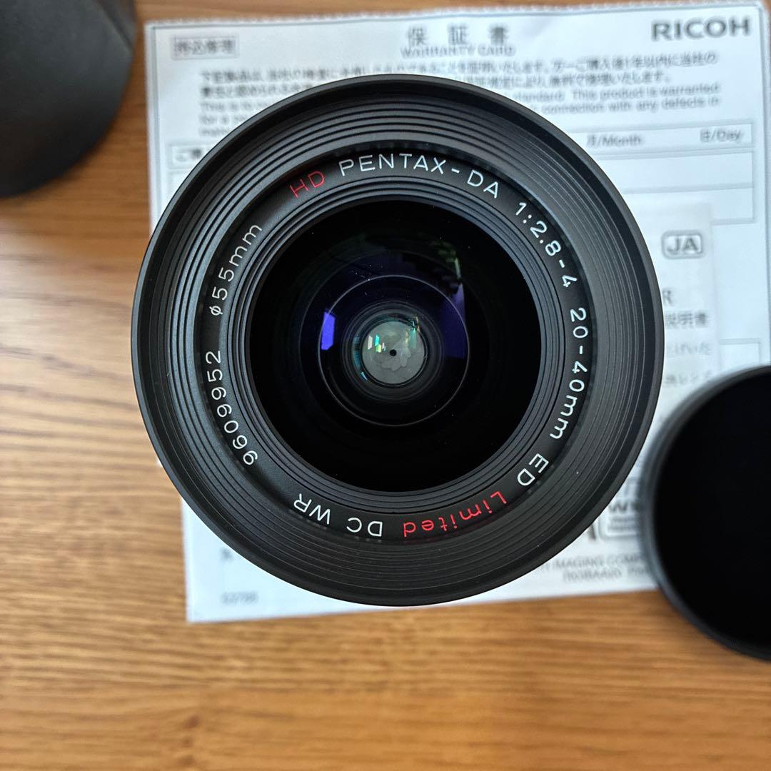 PENTAX DA 20-40mm ED レンズ