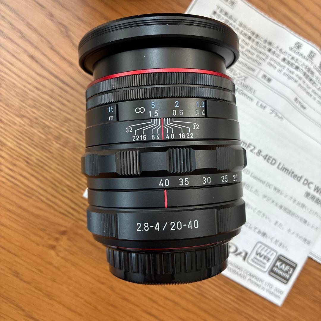 PENTAX DA 20-40mm ED レンズ