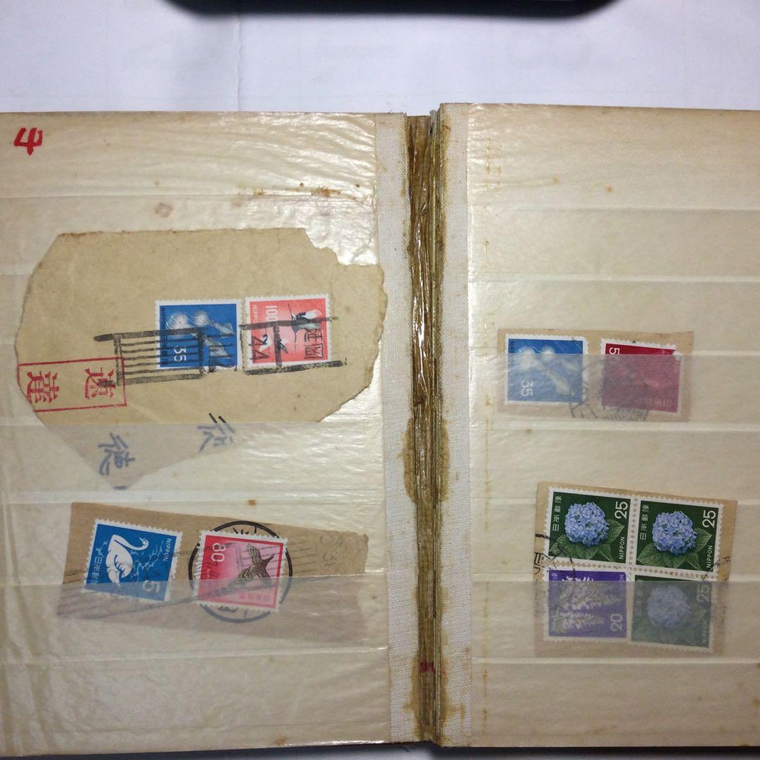 NO291切手と硬貨の古い物でです。