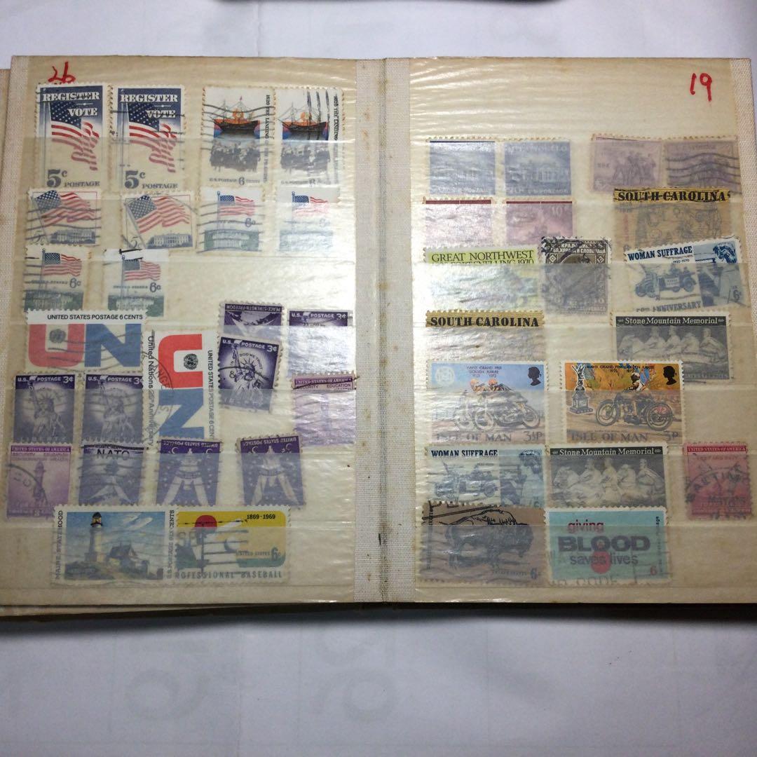 NO291切手と硬貨の古い物でです。