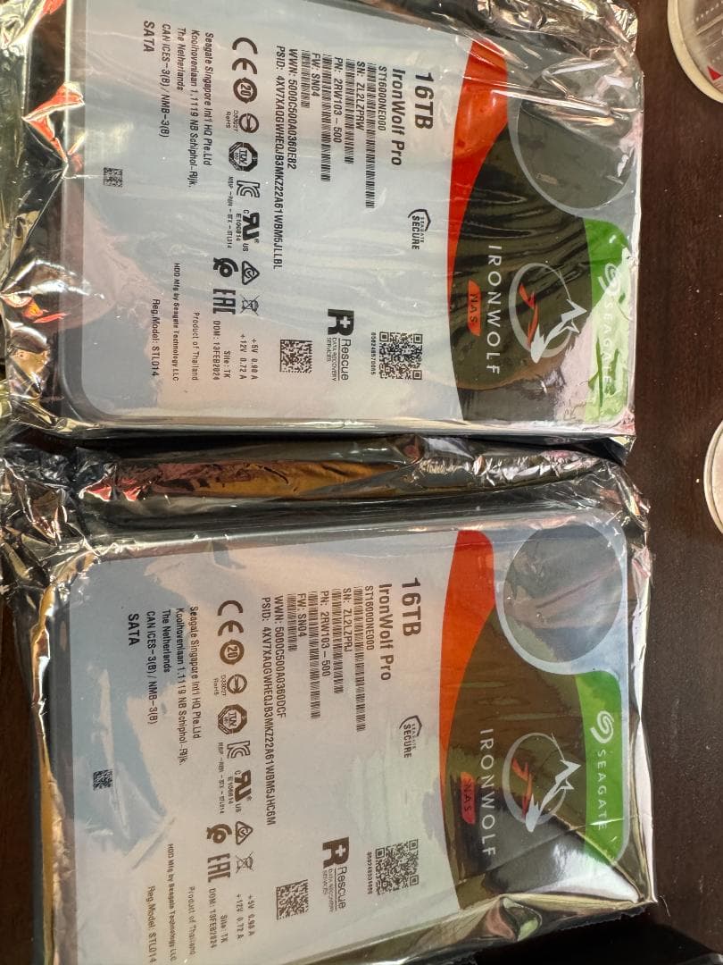 Seagate IronWolf Pro ST16000NE000　２個 ⑤