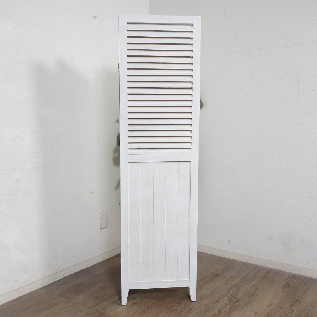 【新品】 シャビーウッド　パーティション　4連　アウトレット