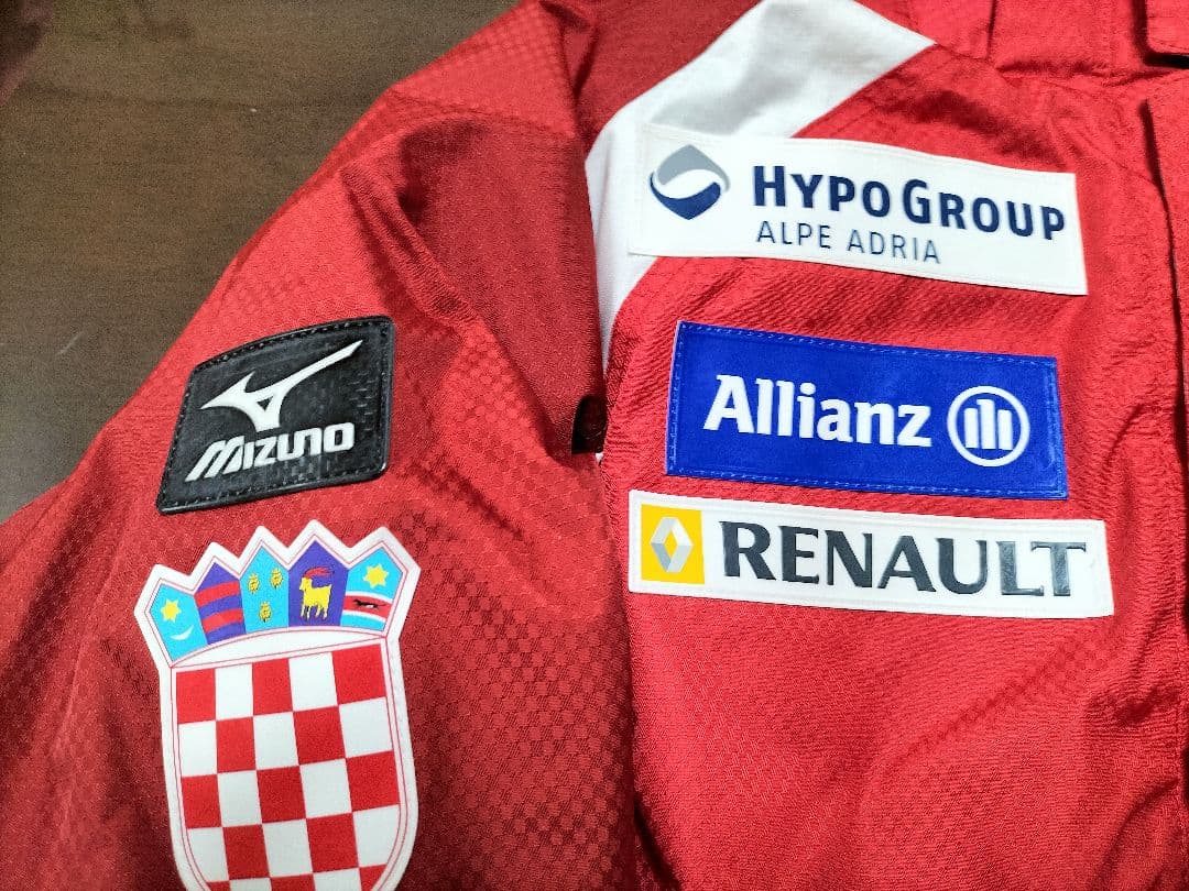 MIZUNOクロアチア代表スキーウェアー フルジップ競技用モデル/サイズO