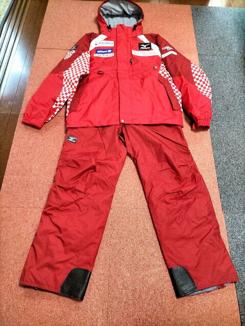 MIZUNOクロアチア代表スキーウェアー フルジップ競技用モデル/サイズO