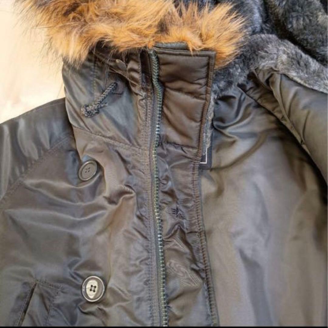 美品 ALPHA N-3Bフライトジャケット レプリカグレー L