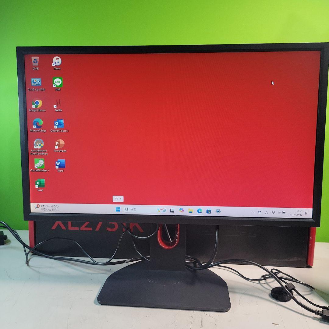 BenQ ZOWIE XL2731K ゲーミングモニター動作品