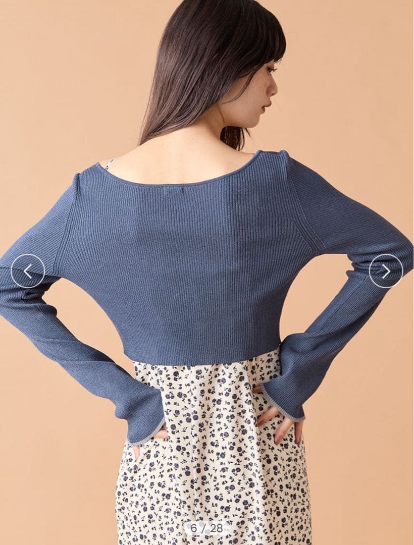 LILY BROWN / ニットカーデセットバリエーションキャミワンピース