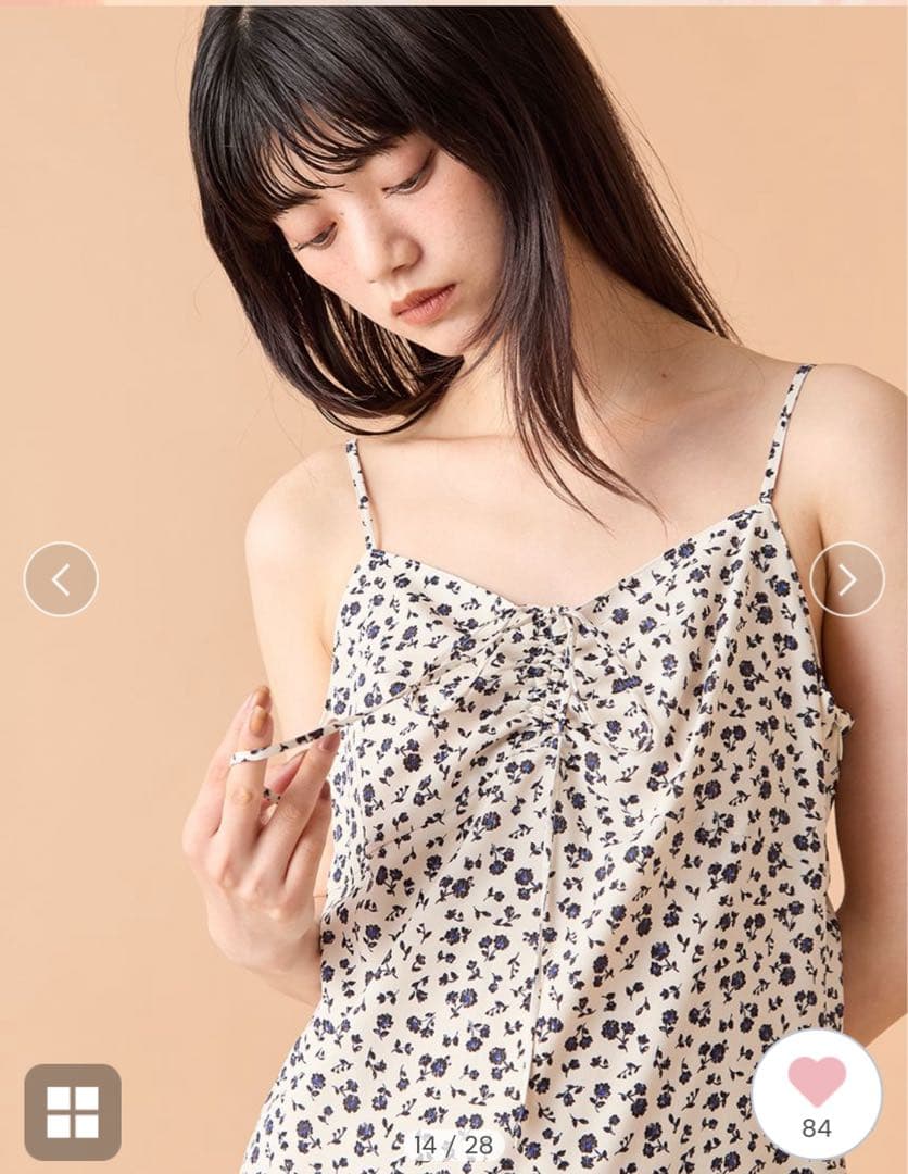 LILY BROWN / ニットカーデセットバリエーションキャミワンピース