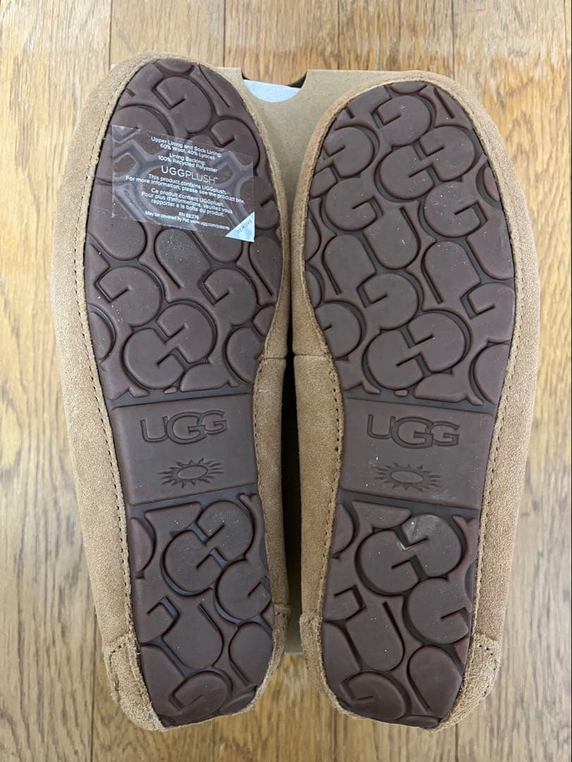 るるは　UGG モカシン　スウェード　ムートン　ローファー　24㎝