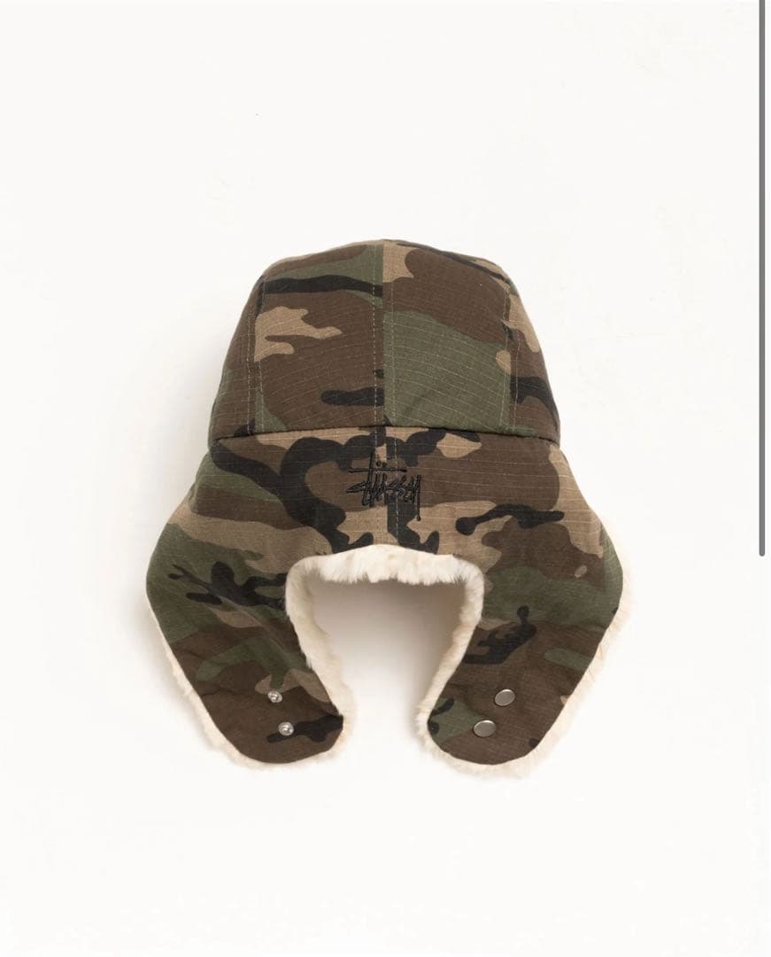 帽子 stussy 25FW RIPSTOP TRAPPER CAP L/XL