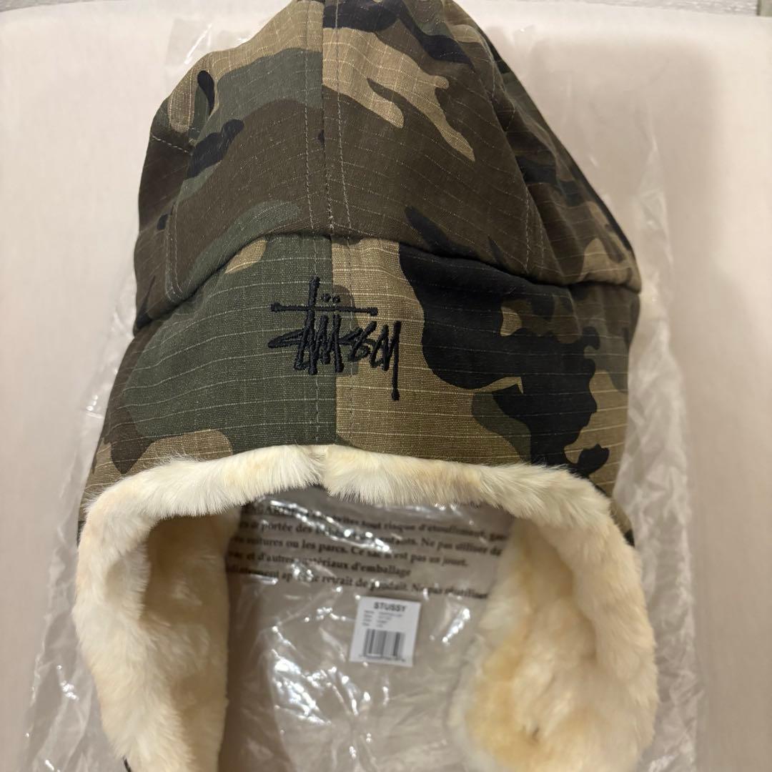 帽子 stussy 25FW RIPSTOP TRAPPER CAP L/XL