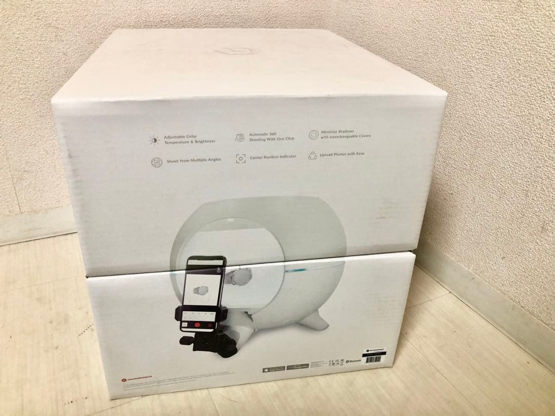 foldio 360 smart dome 撮影用ボックス　映り込みを防げる